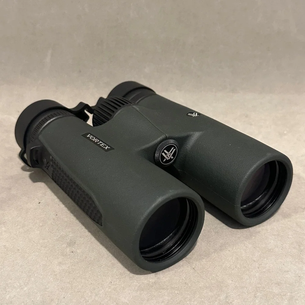 Vortex Triumph HD 10x42 Binoculars with GlassPak Harness Case Dark Green